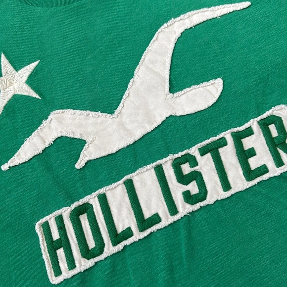 Hollister men’s small green signature t-shirt like new - Picture 2 of 3